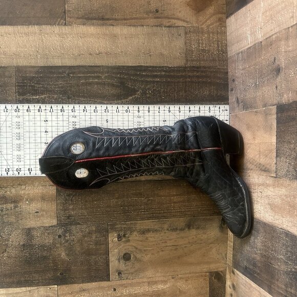 Panhandle Slim Vintage Buckaroo Tall Western Cowboy Boots Mens 9.5 D - Picture 5 of 12